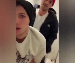 Amateur Porn: Gay Twink Slut Fucked In College Bathroom