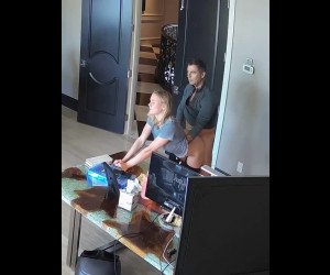 Amateur Porn: cheating with babysitter on hidden cam