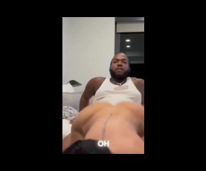 Amateur Porn: eating latina BBW ass out after wild sex