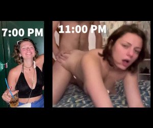 Amateur Porn: before after happy hour with a friend